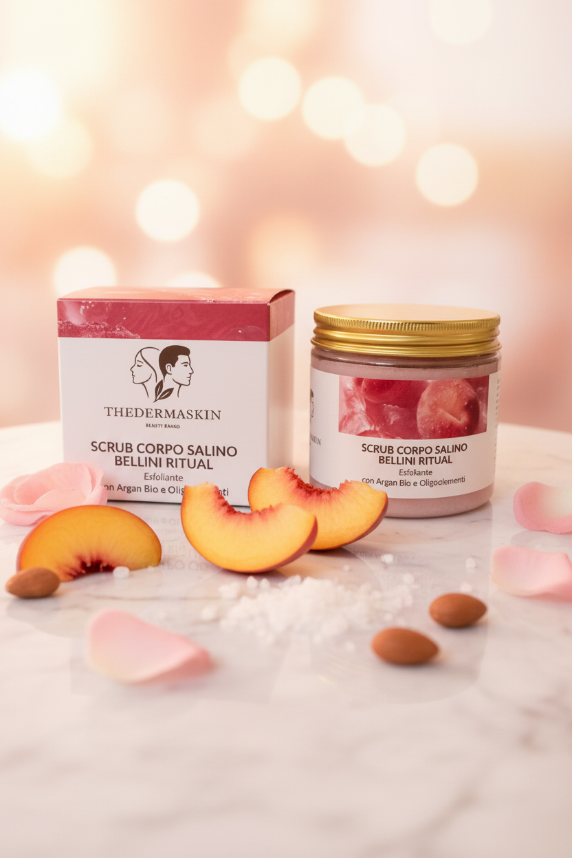 Scrub Corpo Salino Bellini Ritual – texture granulare con sali marini e olio Argan 