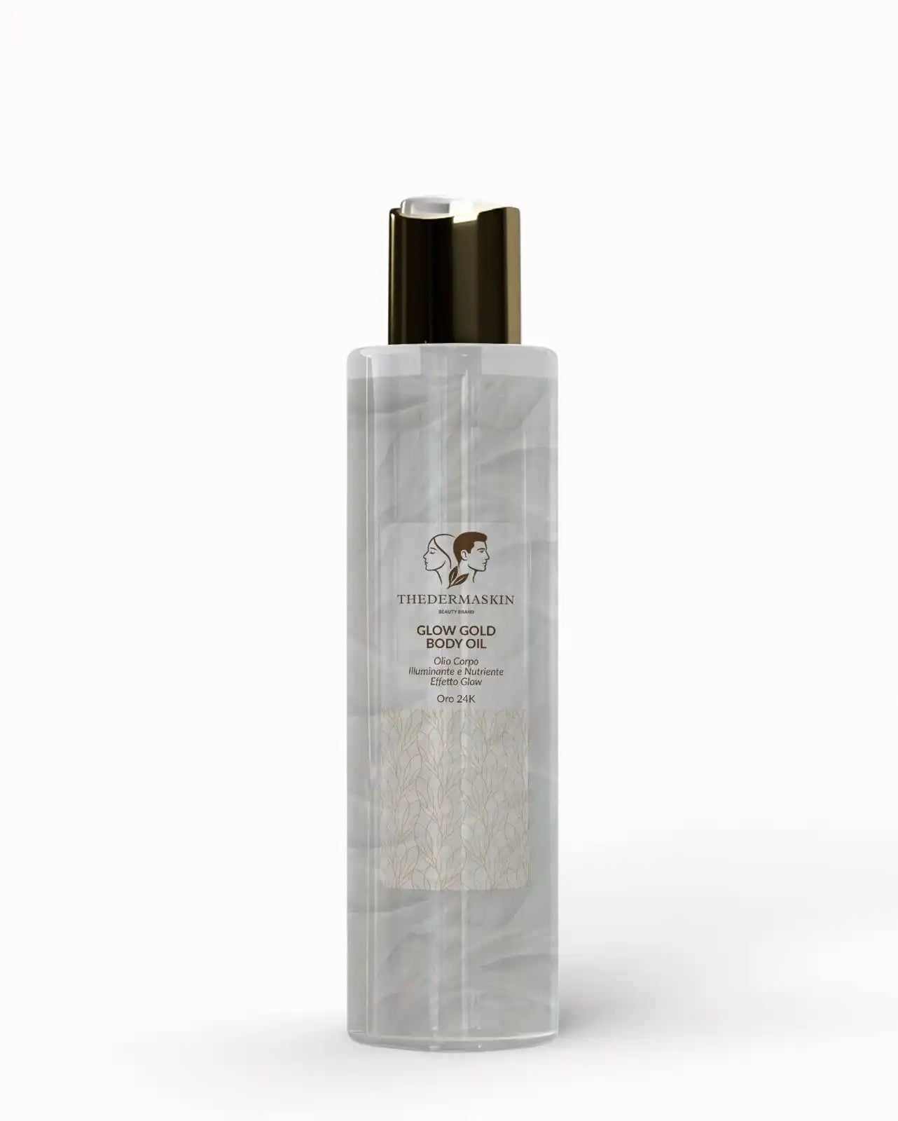Olio corpo illuminante glow 200ml Thedermaskin – texture leggera a rapido assorbimento