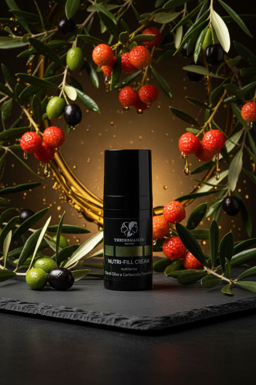 Nutri-Fill Cream 50ml Thedermaskin – dettaglio vasetto crema anti-age made in Italy
